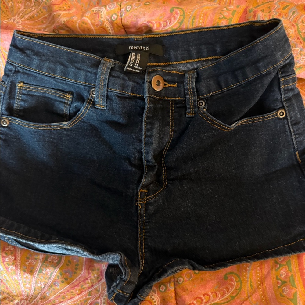 Forever 21 Jean Shortd Sz 25